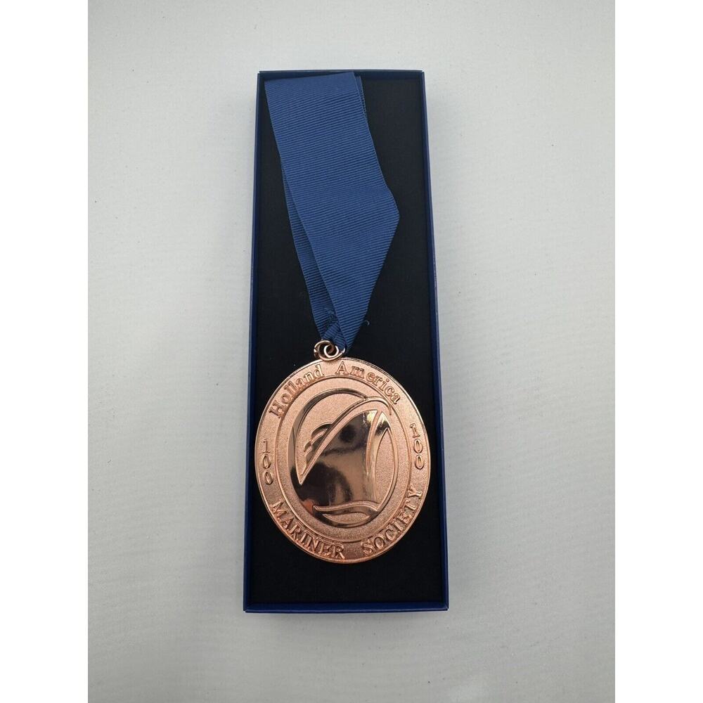 Holland America 100 Mariner Society Medal Medallion Cruise Ship Ocean Liner - Picture 2 of 5